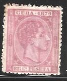 [King Alfonso XII, Inscription "CUBA 1879", tyyppi E14]