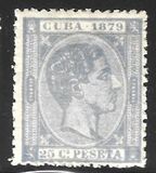 [King Alfonso XII, Inscription "CUBA 1879", tyyppi E15]