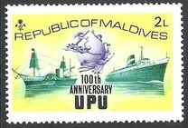 [The 100th Anniversary of Universal Postal Union, տեսակ SA]