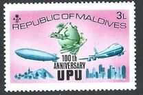 [The 100th Anniversary of Universal Postal Union, տեսակ SB]