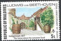 [The 150th Anniversary of the Death of Ludwig van Beethoven, German Composer, 1770-1827, тып YW]