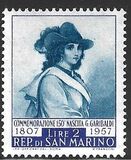 [The 150th Anniversary of the Birth of of Guiseppe Garibaldi, 1807-1882, ประเภท JG]