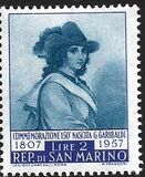 [The 150th Anniversary of the Birth of of Guiseppe Garibaldi, 1807-1882, ประเภท JG]