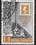 [The 100th Anniversary of Sicily Stamps, type KY]