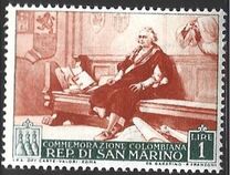 [The 500th Anniversary of the Birth of Christopher Columbus, 1451-1506, Tipi FU]
