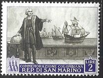 [The 500th Anniversary of the Birth of Christopher Columbus, 1451-1506, Tipi FV]