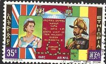 [Airmail - Visit of Queen Elizabeth II, Typ OX1]
