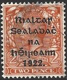 [Great Britain Stamps Overprinted in Bluish Black or Red - Overprint 14½ x 16mm, प्रकार C7]
