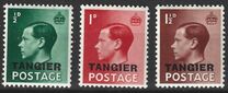 [King Edward VIII - Great Britain Postage Stamps Overprinted "TANGIER", Tip D]