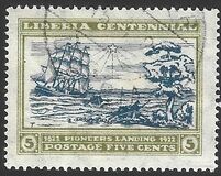 [The 100th Anniversary of the Landing of the First Settlers at Cape Mesurado, 类型 FA2]