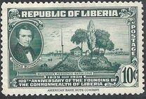 [The 100th Anniversary of the Founding of Liberia, type XGW]