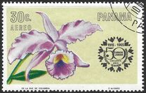 [Airmail - The 50th Anniversary of Junior Chamber of Commerce - Flowers, type RP]