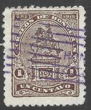 [New Drawing of Francisco Morazan Monument - Inscription "1919", type U]