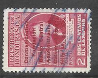 [Airmail - Founding of Central Bank - Previous Issues Overprinted "COMEMORATIVA FUNDACION BANCO CENTRAL ADMINISTRACION GALVEZ-LOZANO JULIO 1 de 1950", type DS1]