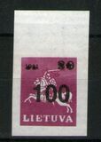 [Definitive Isseu - Vytis. Surcharged in Black, type FM]