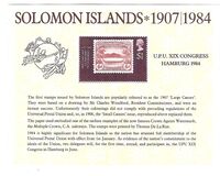 [UPU Congress - Inscription "1907-1984", Tip NT1]