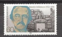 [The 100th Anniversary of the Death of Heinrich Schiliemann, Archaeologist, typ AVB]