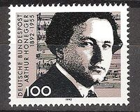 [The 100th Anniversary of the Birth of Athur Honegger, Composer, тип AZQ]