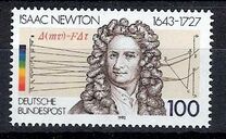 [350° Anniversario della nascita di Sir Isaac Newton - Stampatore: Bundesdruckerei, Scrivi BBO]