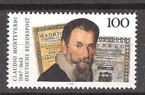 [The 350th Anniversary of the Death of Claudio Monteverdi, Composer, type BDV]