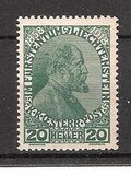 [The 60th Anniversary of Prince Johann II's Regency, 1858/1918 in Top Left/Right Corner, jenis D]