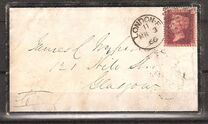 [Queen Victoria - Colored Control Letters in Corners, 类型 I]