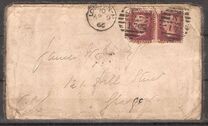 [Queen Victoria - Colored Control Letters in Corners, 类型 I]