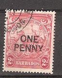 [No. Overprinted "ONE PENNY", tegund AC1]
