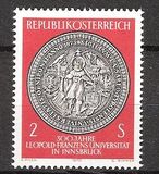 [The 300th Anniversary of Leopold Franzens University in Innsbruck, type AGL]