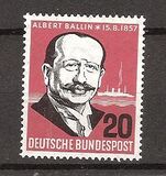 [The 100th Anniversary of the Birth of Albert Ballin, típus DC]