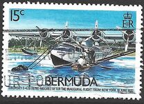 [The 50th Anniversary of Inauguration of Bermuda-U.S.A. Air Service, type OD]