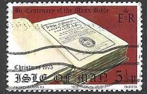 [Christmas Stamps - The 100th Anniversary of the Manx Bible, type BA]