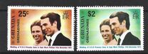 [Royal Wedding of Princess Anne and Mark Phillips - Issues of 1973 of Grenada Overprinted "GRENADINES", type A]