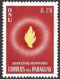 [Universal Declaration of Human Rights by UN - Inscribed "DERECHOS HUMANOS", type OR]