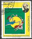 [The 100th Anniversary of the Death of Rowland Hill, 1795-1879 - Paraguay Stamps, වර්ගය CEH]
