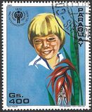 [International Year of the Child - Flowers, τύπος CIJ]