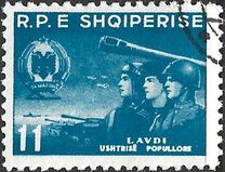 [The 15th Anniversary of the Albanian People's Army, tegund GY1]