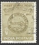 [The 50th Anniversary of 1st Official Airmail Flight, Allahabad-Naini, Scrivi EM]