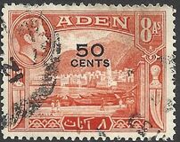[No. 18 and 20-28 Overprinted New Values in Red or Black, タイプ M5]