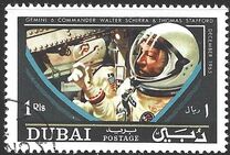 [Successful Flight of Gemini 6 and Gemini 7 in Space - Previous Issues Overprinted "SUCCESSFUL END OF GEMINI FLIGHT", tegund EL]