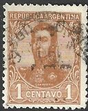 [General San Martin - Watermark 3,4 or Unwatermarked, Typ BK1]