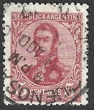 [General San Martin - Watermark 3,4 or Unwatermarked, Typ BK5]