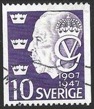 [The 40th Anniversary of the Reign of Gustav V, тып CU]