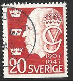 [The 40th Anniversary of the Reign of Gustav V, тып CU3]
