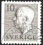 [King Gustaf VI Adolf of Sweden - Without Imprint, type DB17]