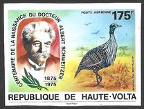 [The 100th Anniversary of the Birth of Albert Schweitzer, 1875-1965 - Birds, Tipo RU]