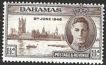 [Victory in WWII - King George VI & Houses of Parliament, प्रकार AB]