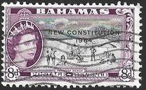 [New Constitution - Issue of 1954 Overprinted "NEW CONSTITUTION - 1964", type BK1]