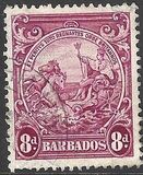 [Alegroría de Barbados. Sin inscripción "Postage & Revenue"., tipo Z13]
