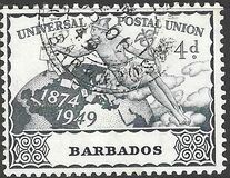 [The 75th Anniversary of the Universal Postal union, typ AH]